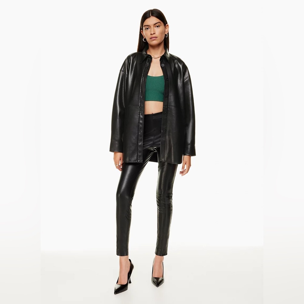 Aritzia Faux Leather Pelli Jacket